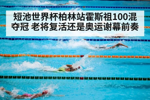 短池世界杯柏林站霍斯祖100混夺冠 老将复活还是奥运谢幕前奏